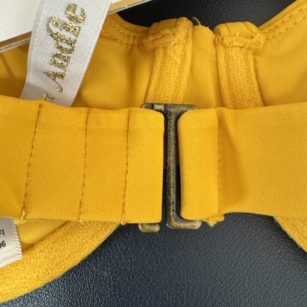 Mindy X Andie Women's S The Bermuda Underwire Swim Bikini Top Daffodil NWT‎ - Picture 10 of 16